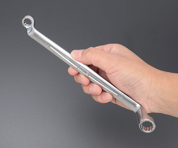 TONE 両口めがねレンチ(75°) 対辺寸法10×13mm (M75-1013)(4953488421897) トネ