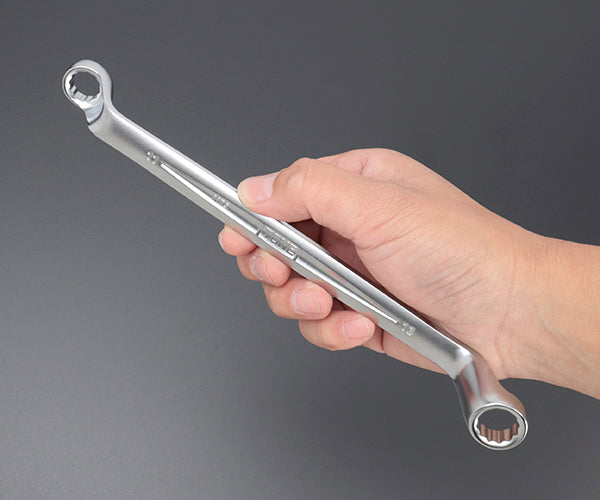 TONE 両口めがねレンチ(75°) 対辺寸法11×13mm (M75-1113)(4953488421903) トネ