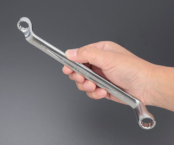 TONE 両口めがねレンチ(75°) 対辺寸法12×14mm (M75-1214)(4953488421910) トネ