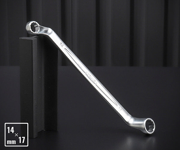 TONE 両口めがねレンチ(75°) 対辺寸法14×17mm (M75-1417)(4953488421941) トネ