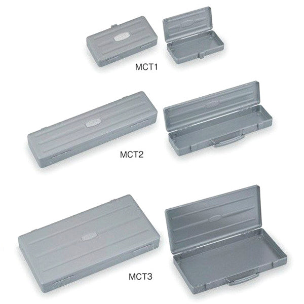 TONE スチール製工具箱 ツールケース 間口203×奥行111×高さ39mm (MCT1)(4953488315110) トネ