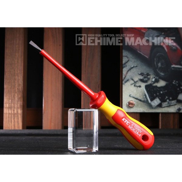 京都機械工具の絶縁ドライバーマイナスの画像1