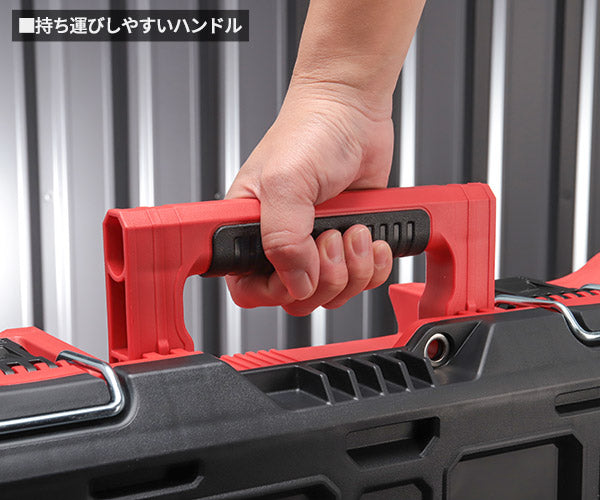 日本正規品 ミルウォーキー PACKOUT ツールボックスMサイズ (48-22-8424)(4573592050136) milwaukee