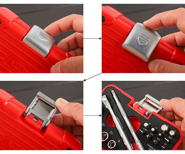 TONE ソケットレンチセット 差込角6.35mm 18点セット 6角 (MIX21620P)(4953488419962) トネ