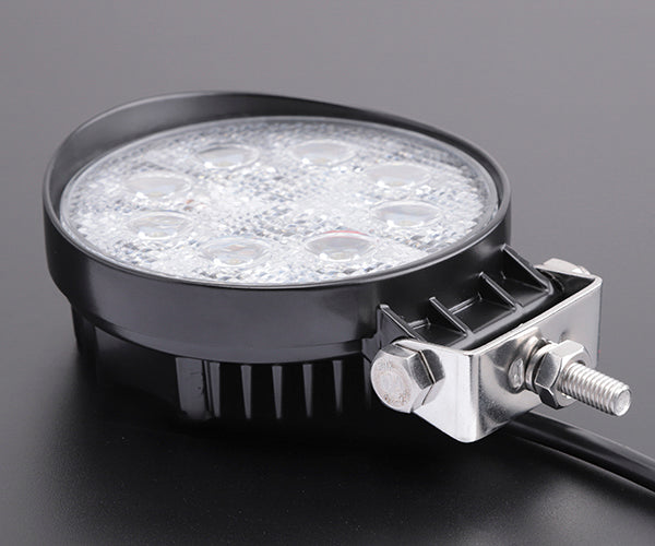 カシムラ LEDワークライト 丸 作業灯 DC12/24V車対応 24W 1560lm ML-1