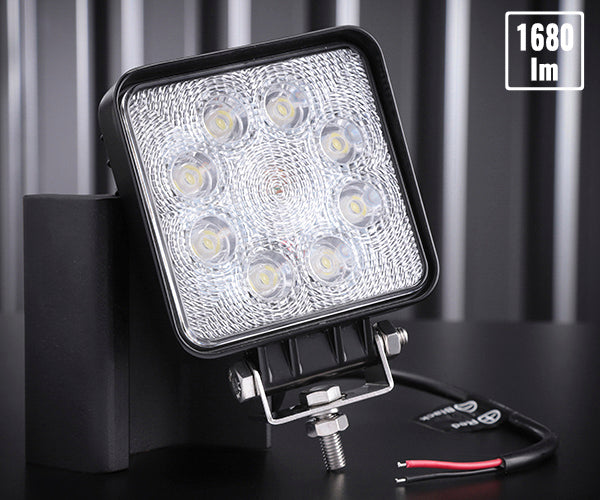 カシムラ LEDワークライト 電動フォークリフト対応 作業灯 DC12/24/48V車対応 24W 1680lm ML-7