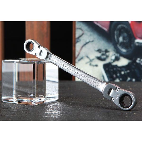 京都機械工具のラチェットめがねレンチの画像1