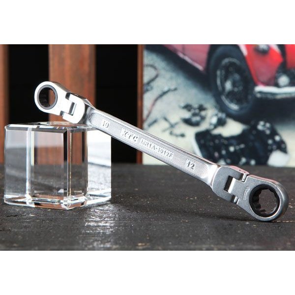 京都機械工具のラチェットめがねレンチの画像1