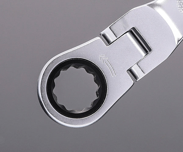 KTC MR1A-1214F ラチェットめがねレンチ(両頭型首振りタイプ)サイズ12×14mm