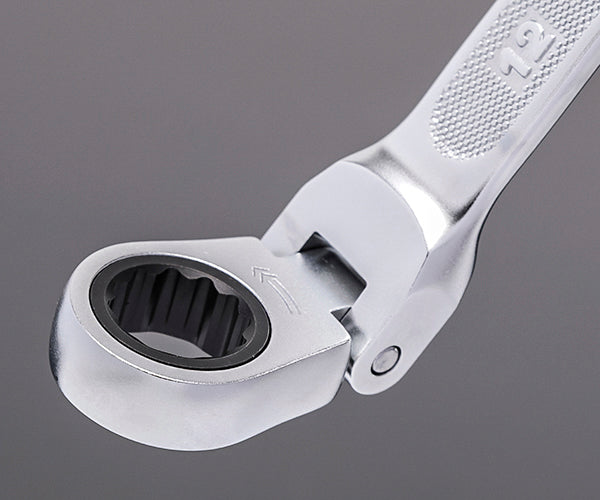 KTC MR1A-1214F ラチェットめがねレンチ(両頭型首振りタイプ)サイズ12×14mm