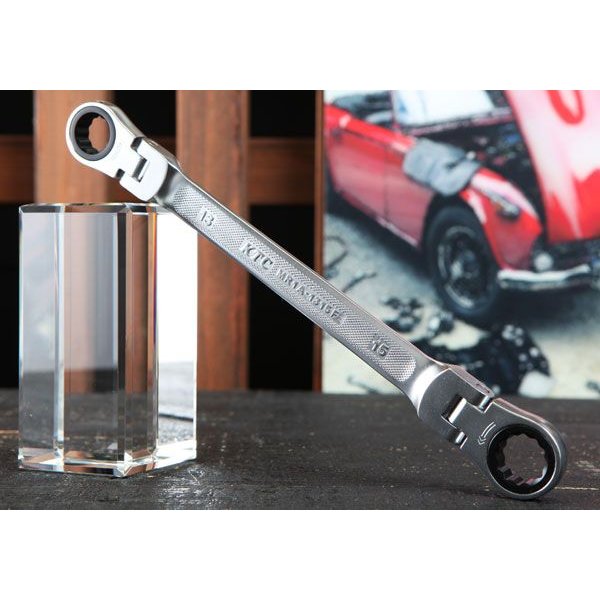 京都機械工具のラチェットめがねレンチの画像1