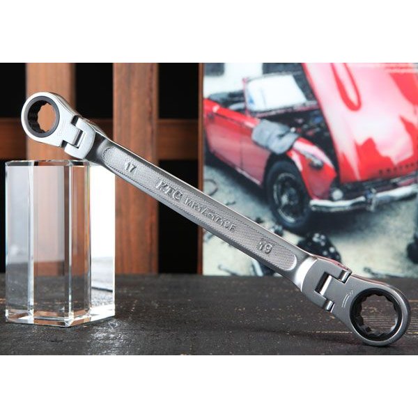 京都機械工具のラチェットめがねレンチの画像1