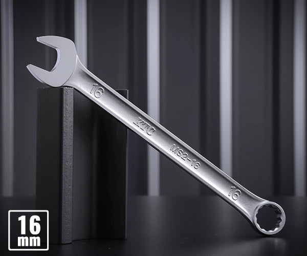 【ワケあり特価品】(状態A) KTC MS2-16-1039 コンビネーションレンチ サイズ16mm 全長215mm 片目片口スパナ 京都機械工具