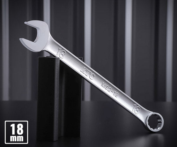 【ワケあり特価品】(状態A) KTC MS2-18-1040 コンビネーションレンチ サイズ18mm 全長241mm 片目片口スパナ 京都機械工具