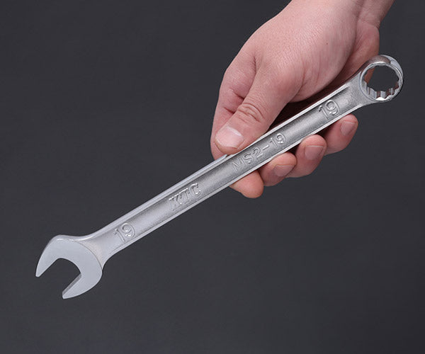 【ワケあり特価品】(状態A) KTC MS2-19-1041 コンビネーションレンチ サイズ19mm 全長256mm 片目片口スパナ 京都機械工具