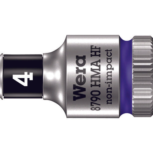 日本正規品 ヴェラ 1/4DRx 4mm ソケット(ホールド機能付) (003717)(4013288185631) ベラ Wera