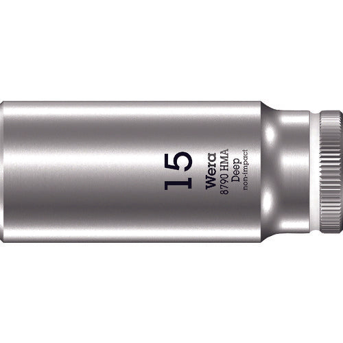 日本正規品 ヴェラ 1/4DRx 15mm ディープソケット (004512)(4013288210357) ベラ Wera