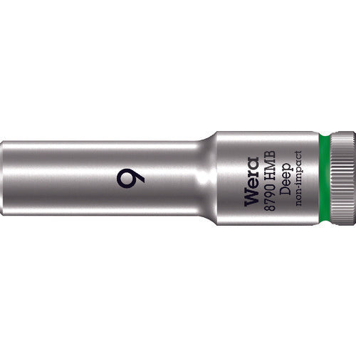 日本正規品 ヴェラ 3/8DRx 9mm ディープソケット (004531)(4013288210395) ベラ Wera