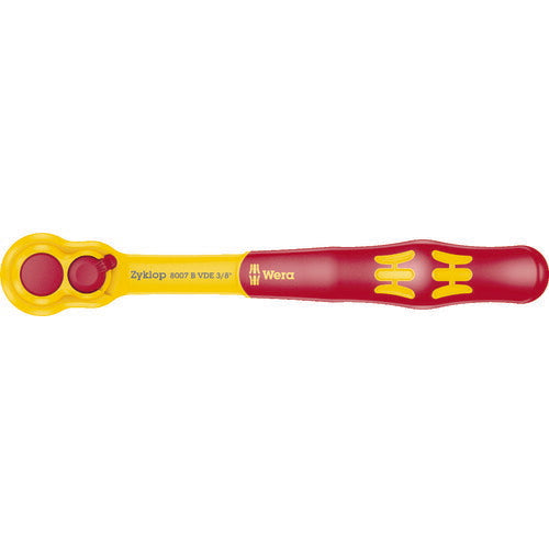 日本正規品 ヴェラ 3/8DRx222mm 絶縁ラチェットハンドル (004966)(4013288190963) ベラ Wera