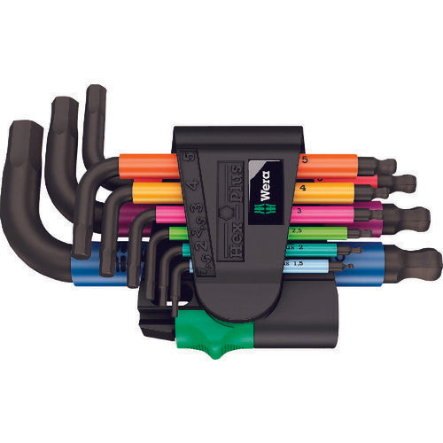 【10月の特価品】日本正規品 ヴェラ 1.5- 10/9本組(Ball Hex-Plus)キーレンチ (133164)(4013288207517) ベラ Wera