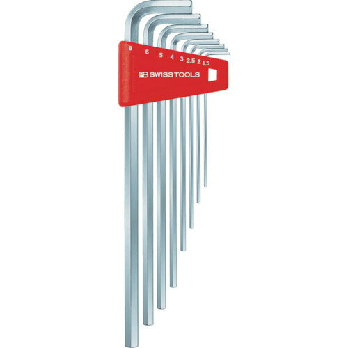 日本正規品 PBスイスツールズ ホルダー付六角レンチセット ロング 5本組 (211.H-2CN) (7610733235872)