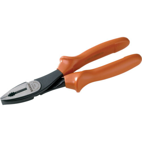 日本正規品 バーコ 絶縁ペンチ ピアノ線切断2.5mm 全長200mm 1000V絶縁ハンドル付 (2628S-200)(7314150043002) BAHCO