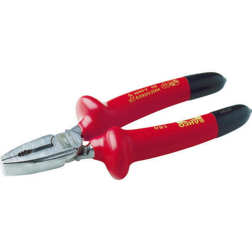 日本正規品 バーコ 絶縁ペンチ ピアノ線切断2.0mm 全長180mm (2678V-180)(7314150126842) BAHCO