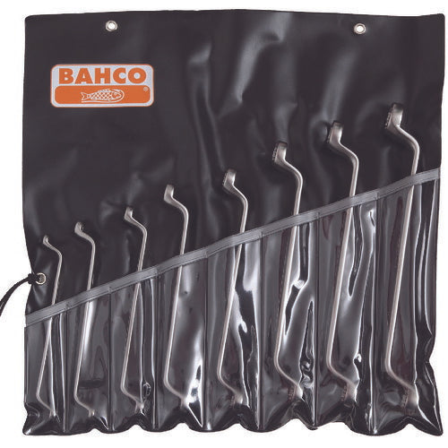 日本正規品 バーコ 両口めがねレンチ ディープ・オフセット No.2M ボックススパナセット プラスチック・ワレット入り 8本セット (2M/8T)(7314151001391) BAHCO