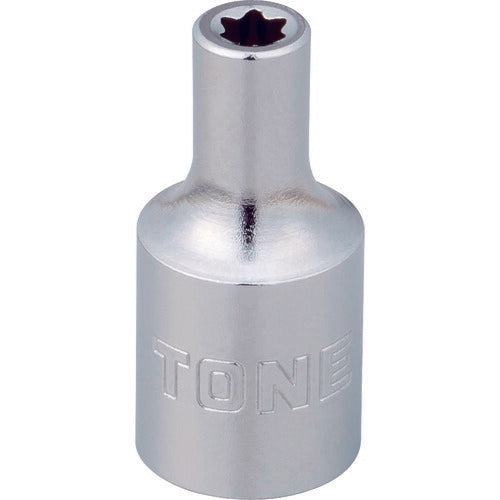 TONE E型トルクスソケット 呼びNO.E4 差込角6.35mm (2TX-E04)(4953488387070) トネ