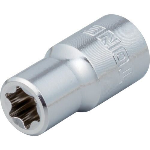 TONE E型トルクスソケット 呼びNO.E8 差込角6.35mm (2TX-E08)(4953488387117) トネ