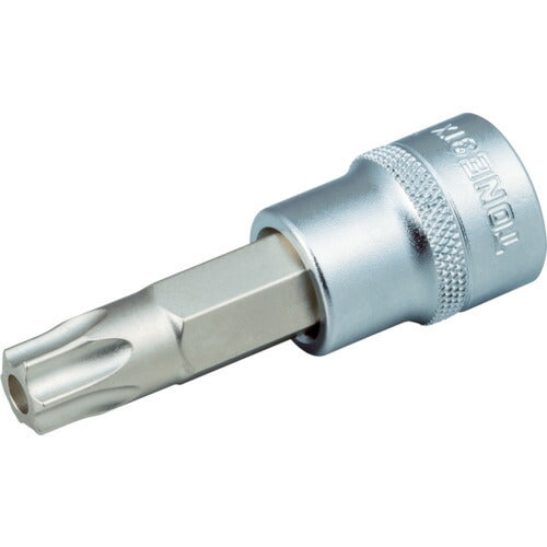 TONE ヘックスローブソケット トルクスソケット(いじり防止タイプ) T50 差込角9.5mm 先端寸法8.79mm (3TX-T50H)(4953488145274) トネ