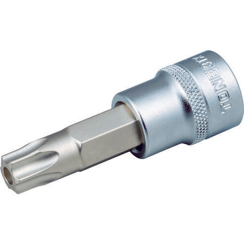 TONE ヘックスローブソケット トルクスソケット(いじり防止タイプ) T55 差込角9.5mm 先端寸法11.17mm (3TX-T55H)(4953488145267) トネ