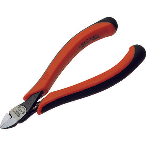 日本正規品 バーコ ニッパ(電気・電子用) 切断能力:銅線Φ0.3~1.5mm 全長120mm (4131)(7314150100026) BAHCO