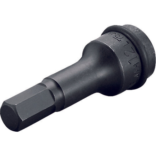 TONE インパクト用セミロングヘキサゴンソケット 12mm (4AH-12L75)(4953488200232) トネ