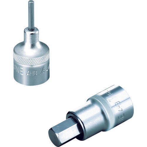 TONE ヘキサゴンソケット(インチ) 吋目 1/8inch 差込角12.7mm (4HB-04)(4953488192223) トネ