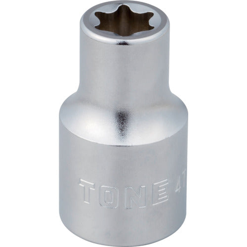 TONE E型トルクスソケット 呼びNO.E14 差込角12.7mm (4TX-E14)(4953488387247) トネ
