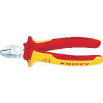 日本正規品 クニペックス 絶縁斜ニッパー 1000V (7006-180)(4003773033813) 業務向け KNIPEX
