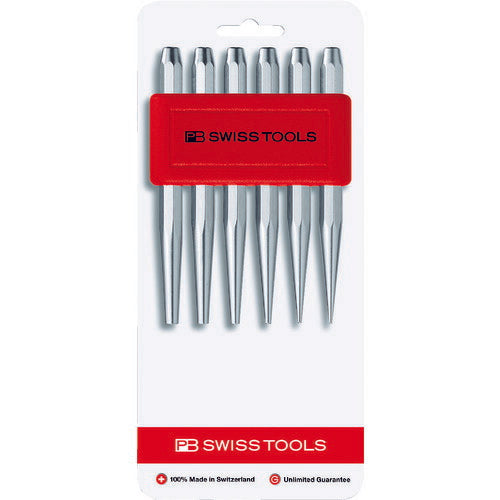 日本正規品 PBスイスツールズ テーパーピンポンチセット 6本組 ホルダー付 (735.BCN) (7610733235360)