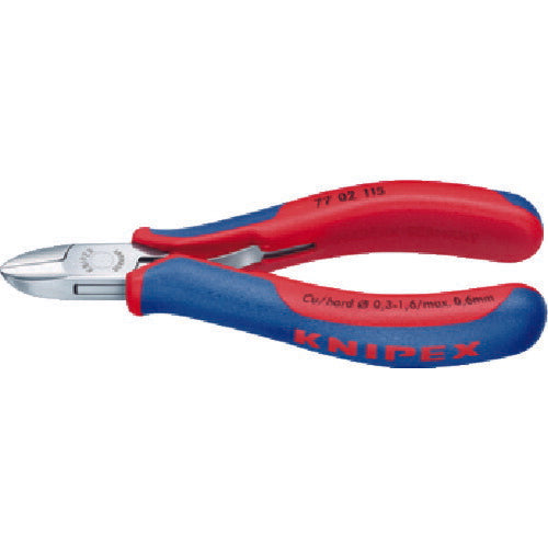 日本正規品 クニペックス エレクトロニクスニッパー (7702-115)(4003773039334) 業務向け KNIPEX
