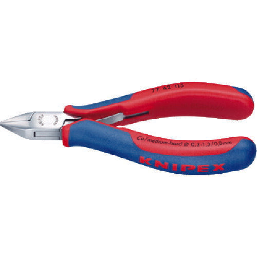 日本正規品 クニペックス エレクトロニクスニッパー (7742-115)(4003773039761) 業務向け KNIPEX