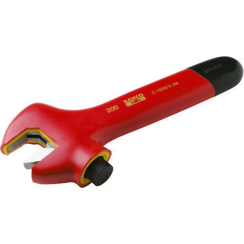 日本正規品 バーコ 1000V完全絶縁仕様モンキーレンチ 205mm (8071VLT)(7314150121564) BAHCO