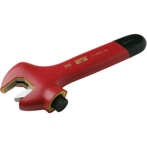 日本正規品 バーコ 1000V完全絶縁仕様モンキーレンチ 255mm (8072VLT)(7314150121571) BAHCO