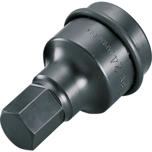 TONE インパクト用ヘキサゴンソケット 対辺寸法27mm 差込角25.4mm (8AH-27)(4953488006926) トネ