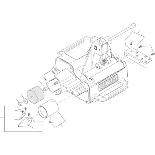 ds-RIDGID（リジッド） 93712 ブラシ ホルダー F／122J RIDGID（リジッド） 93712 ブラシ ホルダー F／122J (代引