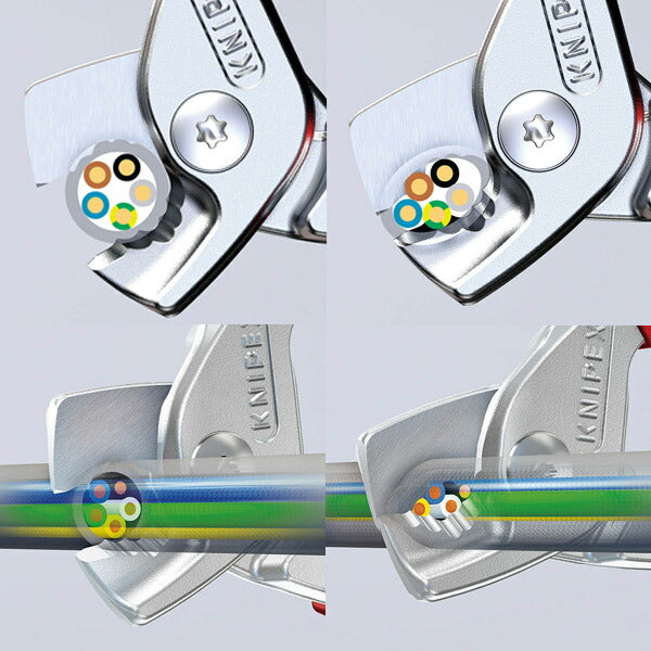 日本正規品 クニペックス 絶縁ケーブルカッターステップカット 1000V (9516-160)(4003773085966) 業務向け KNIPEX