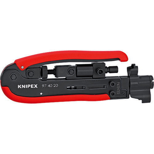 日本正規品 クニペックス コンプレッションツール 同軸端子用 (9740-20SB)(4003773077626) KNIPEX