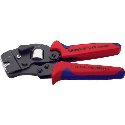 日本正規品 クニペックス ワイヤーエンドスリーブ圧着ペンチ (9753-09)(4003773044550) 業務向け KNIPEX