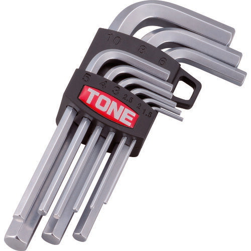 TONE マスターツール六角棒L形レンチセット (AS900)(4953488018509) トネ