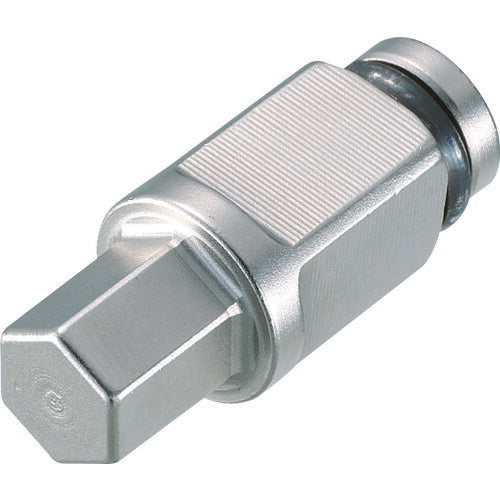 TONE ドライバービットソケット ヘキサゴンビット 差込角9.5mm 全長27.5mm 対辺寸法7mm (BIT3-H07)(4953488394603) トネ