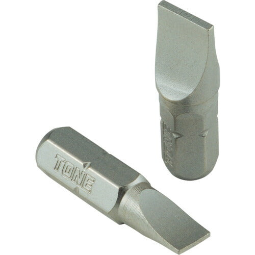 TONE オフセット式ラチェットドライバー ドライバービット 先端規格(-)1.2×8.0 (BTM8S)(4953488295009) トネ